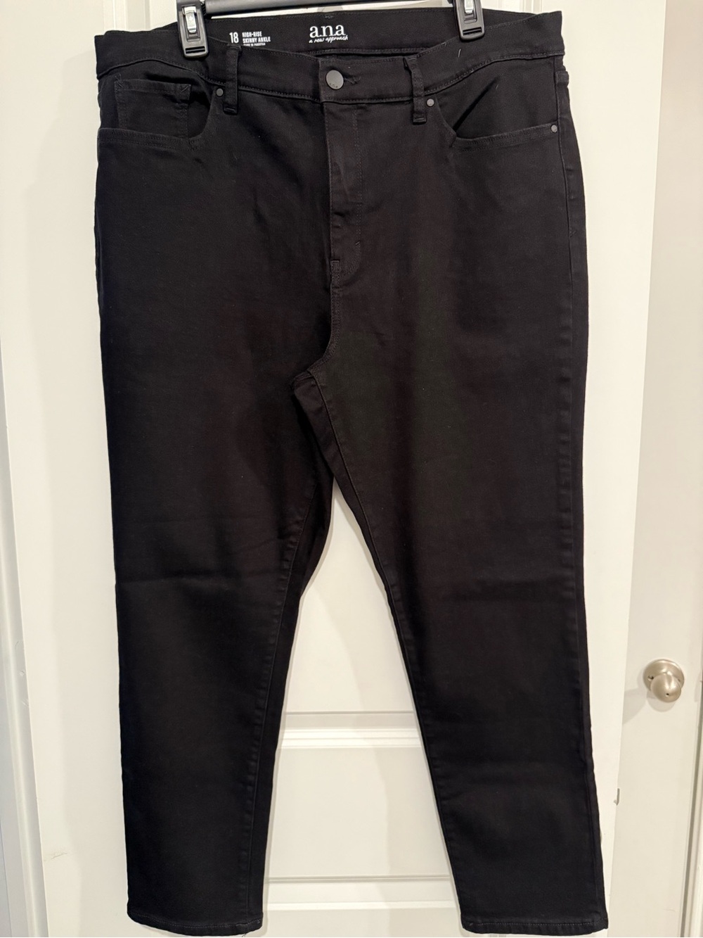 a.n.a Black High-Rise Skinny Jeans